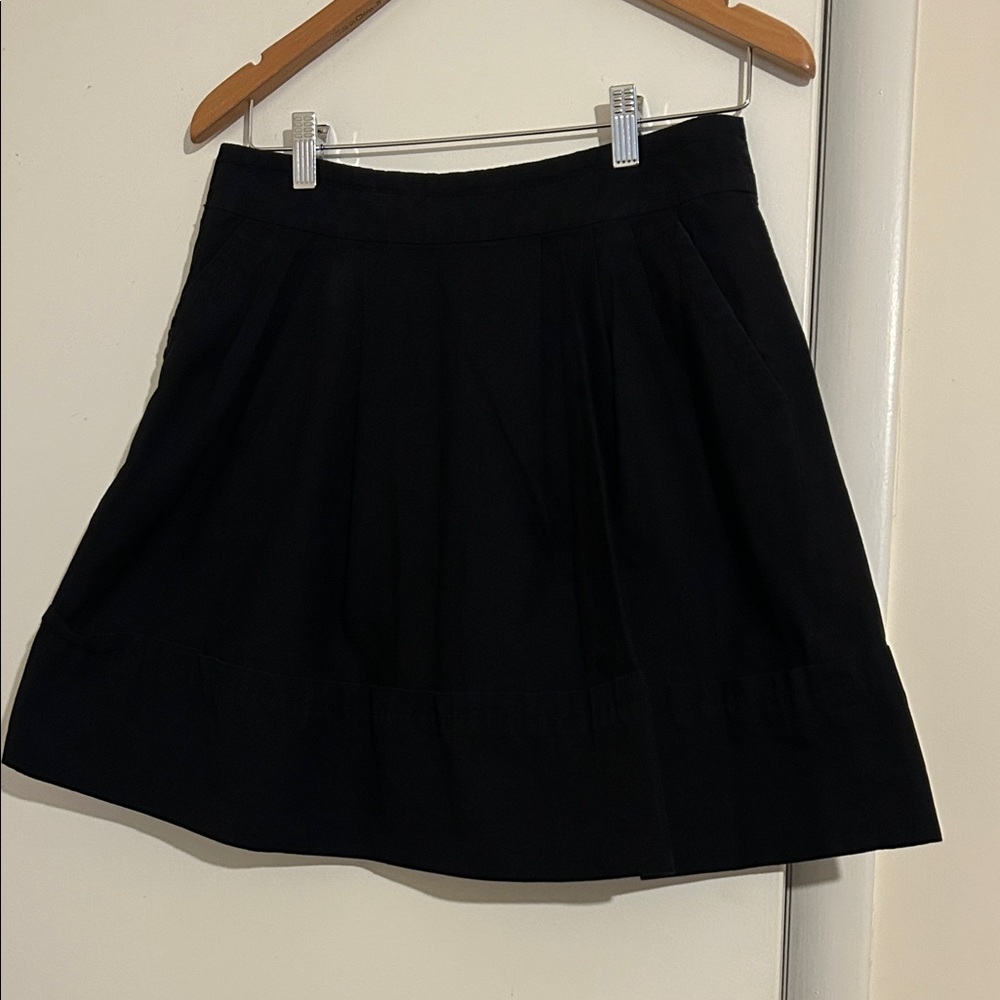 Marc Jacobs Flared Black Skirt With Pockets
